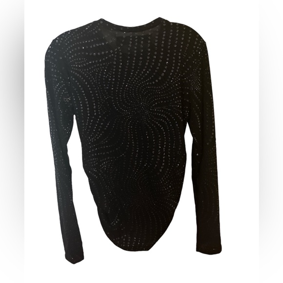 KOEL size small.Ruching on sides. Sequins 22” long. 100% acrylic - Picture 2 of 7